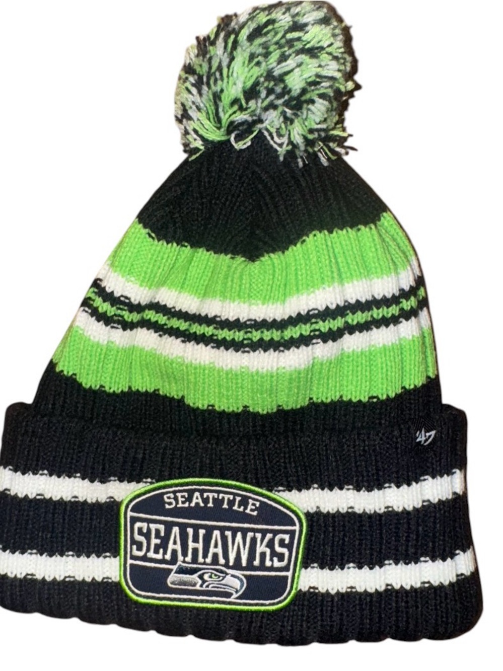 NFL Dark Gray Knit Beanie with Team Tag